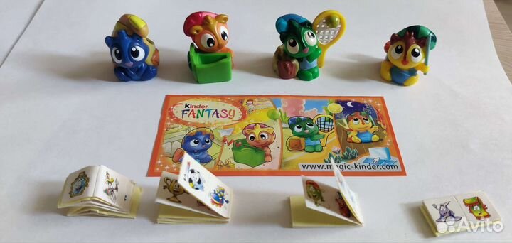 Полные серии и почти полные серии kinder киндер