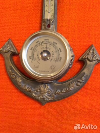 Барометр якорь интерьерный