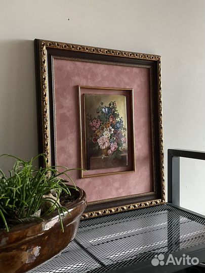 Копия голландского натюрморта в финифти