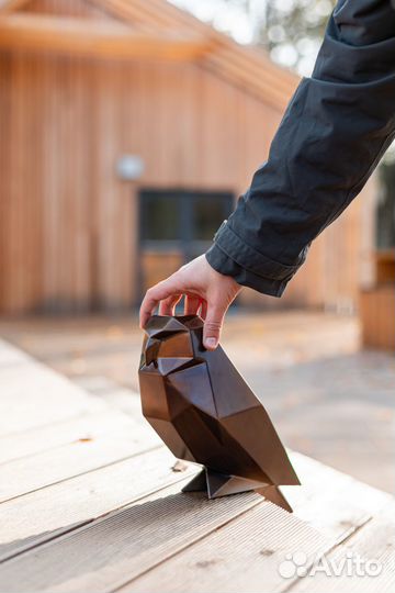 Сова. Полигональная фигура