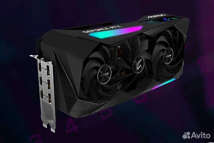 Видеокарта Gigabyte GeForce RTX 3070 Ti aorus mast