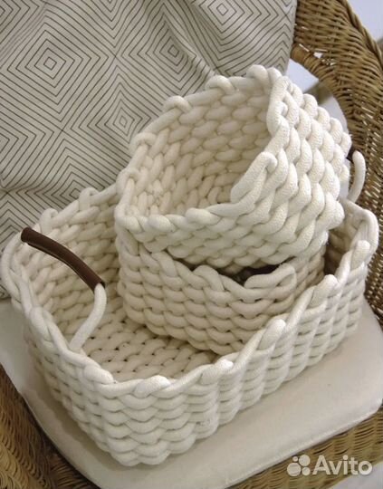 Корзины для хранения в стиле икеа