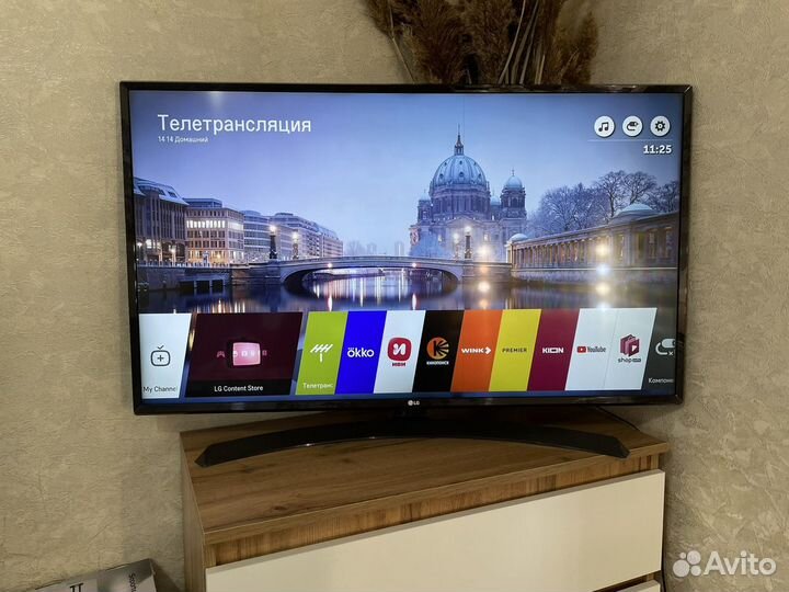 Lg 43д 4к умный смарт телевизор ultra hd