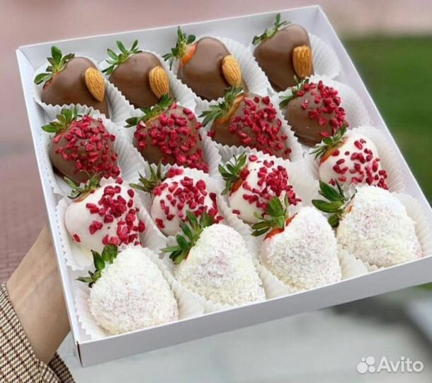 Клубника в шоколаде бокс