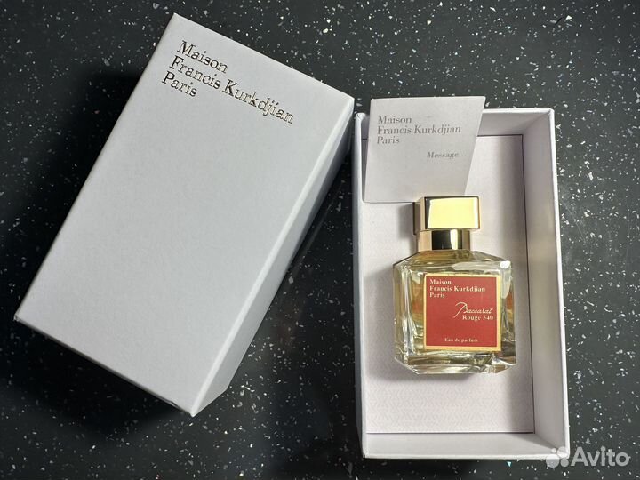 Maison francis kurkdjian baccarat rouge 540