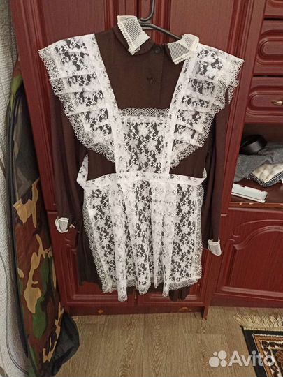 Школьный фартук+сарафан (2 комплекта)