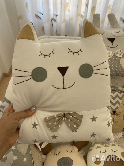 Бортики в кроватку комплект Lovebabytoys