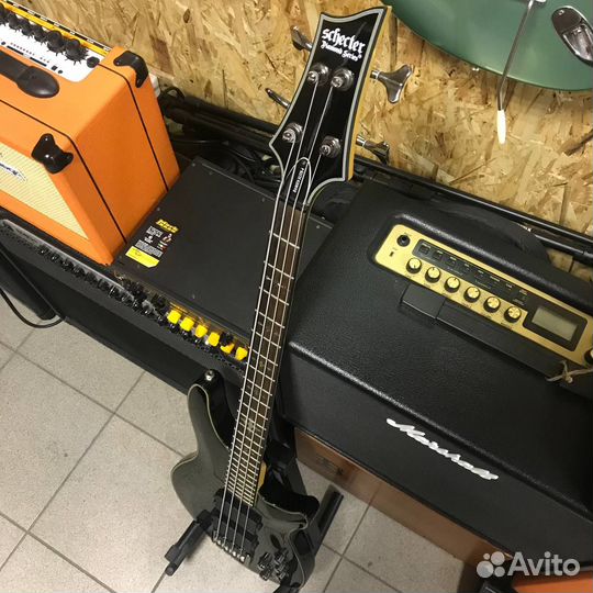 Бас-гитара Schecter Damien Elite-4 HH Transparent