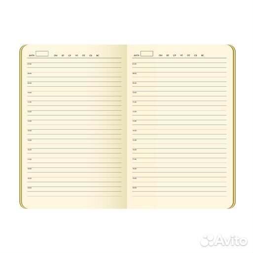 Ежедневник Voyage недатированный, бургунди