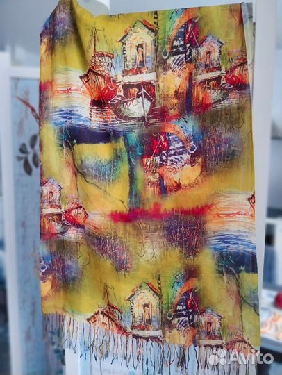 Платок палантин женский 100*100 см