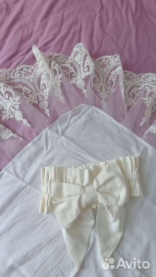 Пеленка и бант на выписку