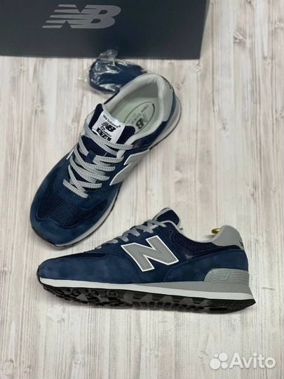 Кроссовки new balance 574 темно синие