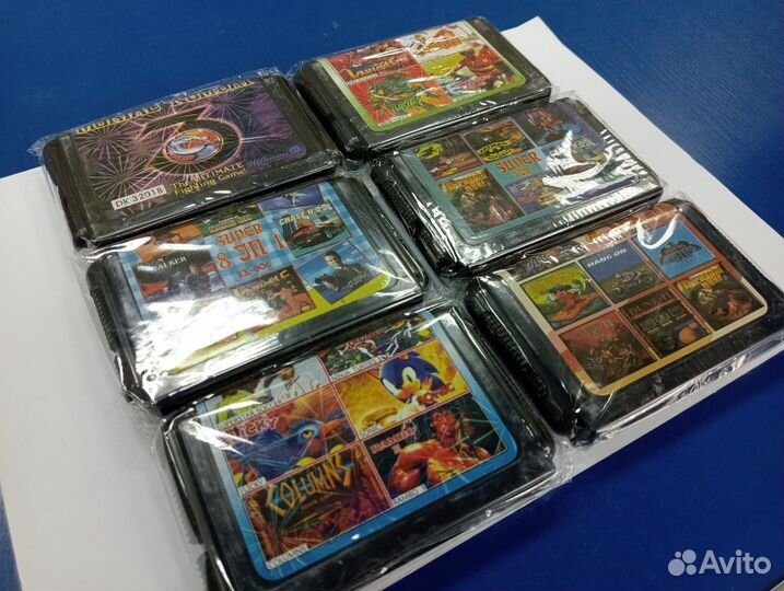 Картриджи для игровой приставки Sega