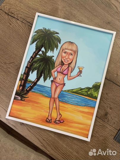 Портрет и шарж по фото на заказ