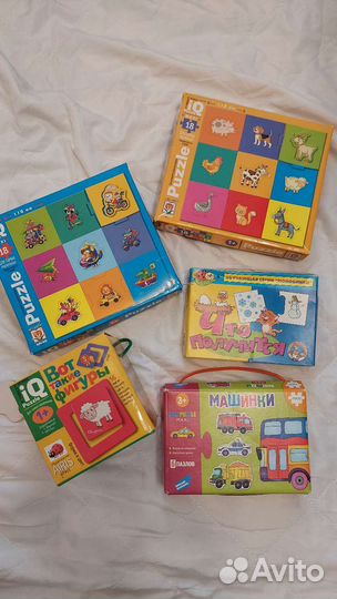 Детские пазлы IQ (набор)