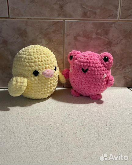 Вязанный цыплёнок