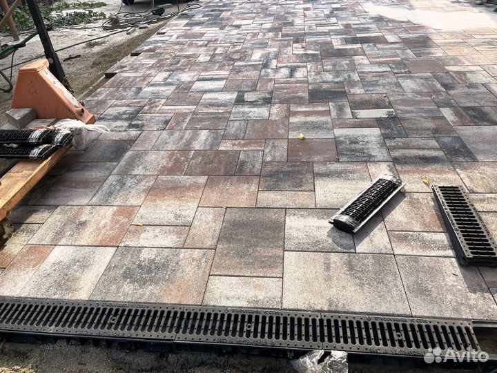 Плитка тротуарная паркетная колормикс