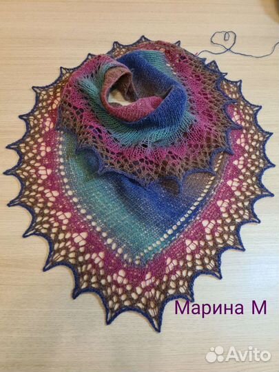 Платок шаль бактус