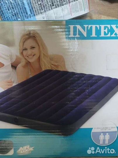 Надувной матрац intex