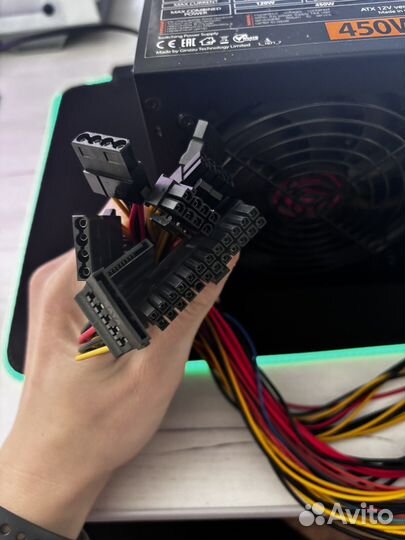 Блок питания ginzzu 450w