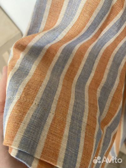 Рубашка мужская новая лён