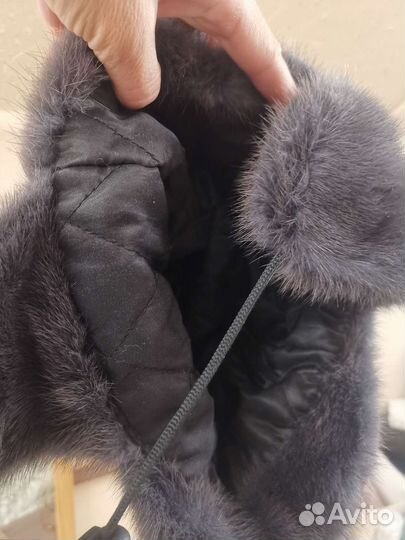 Шапка норковая детская