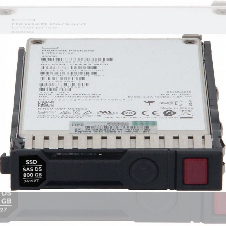 [P21131-B21] Жесткий Диск Hp 800gb Sas 2,5" Ssd P21131-B21