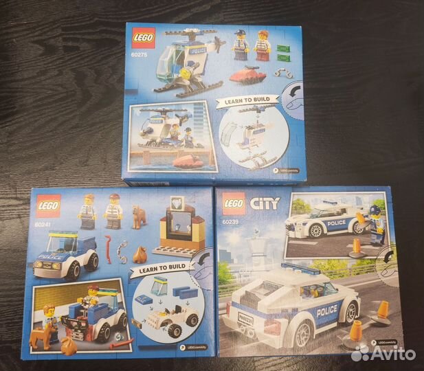 Новое Lego City полиция 60239, 60241, 60275