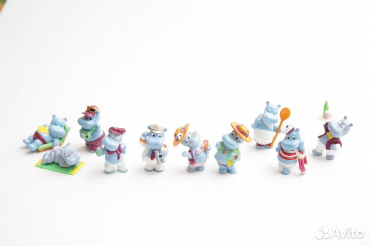 Полная коллекция Happy Hippos Holiday из 90-х