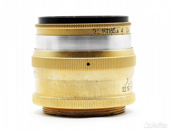 Юпитер 3. М39. 1.5/50.В корпусе из жёлтого металла