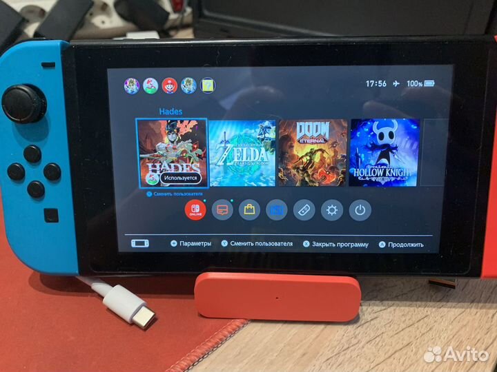 Nintendo switch rev 2 с играми