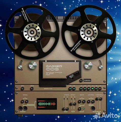 Катушечный магнитофон Олимп 003,полная настройка