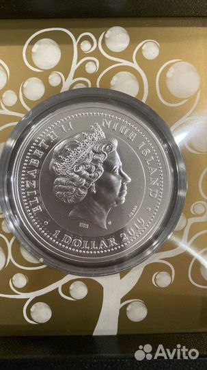 Монета серебро