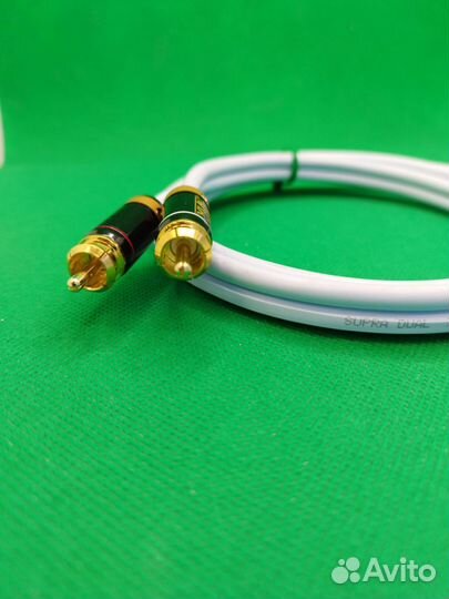 Кабель бивайринговый supra на XLO разъемах 1м