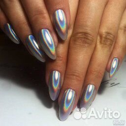 Втирка голографическая для маникюра и педикюра