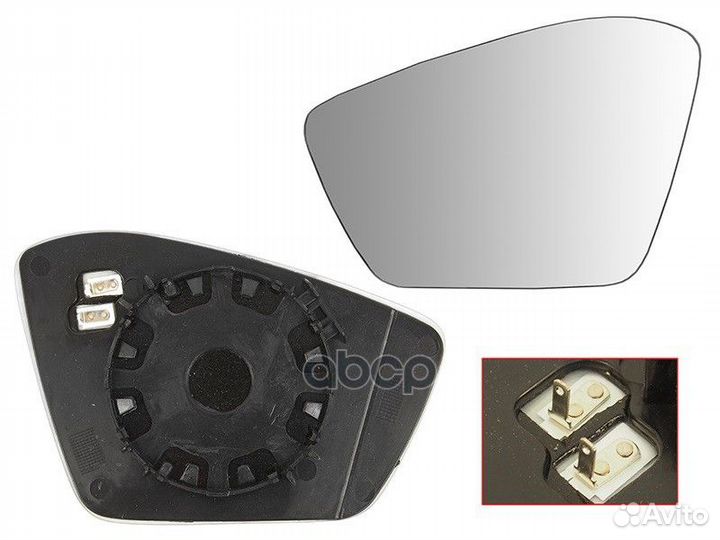 Полотно зеркала skoda superb 15-22 LH с обогрев