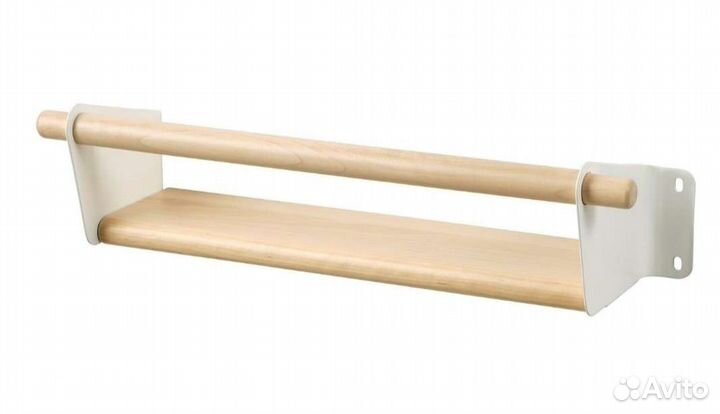 Полка Nereby IKEA, крючки Hultarp, Grundtal