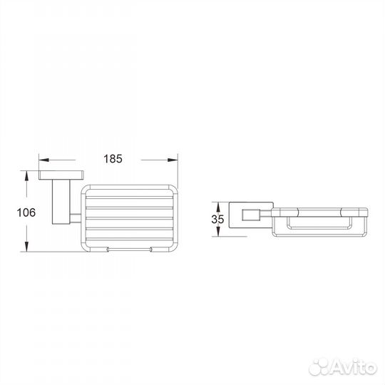 Мыльница Shevanik SG5604T, оружейная сталь