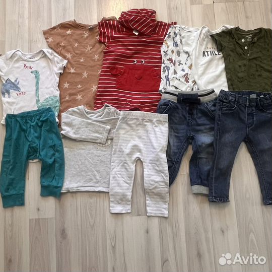 Пакет фирменных вещей на мальчика 9-12мес