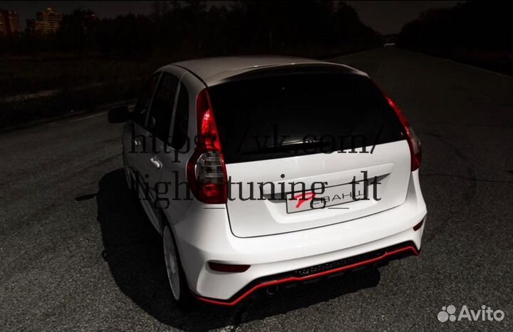 Задний бампер калина 2 реванш тюнинг