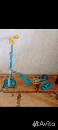 Самокат беговел 2 в 1