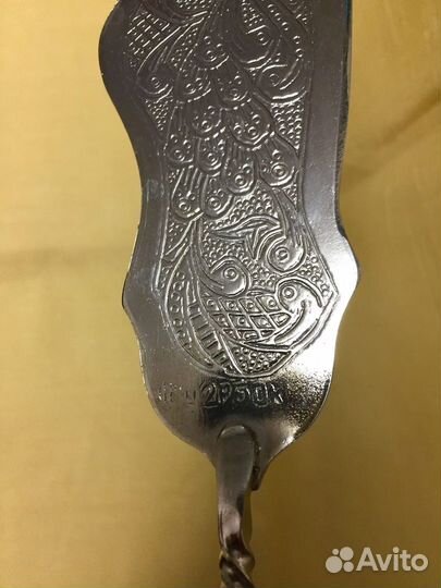 Нож для торта мельхиор