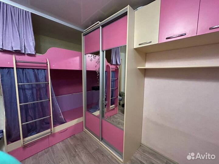 Детская для двоих детей со шкафом-купе