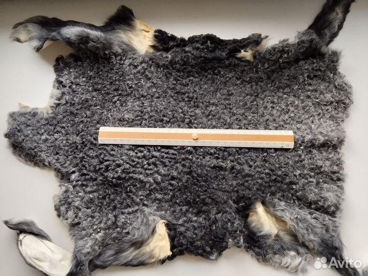 Шкурка каракуль натуральный мех