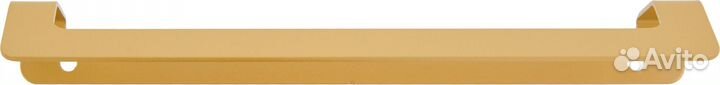 Ручка-профиль cт3 188 мм сталь, цвет золотистый