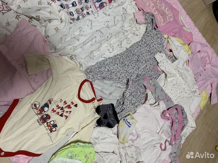 Вещи для девочки с 1 мес до 4 мес