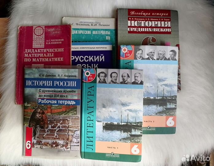 Учебники и пособия для 6 класса