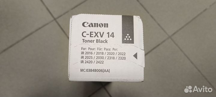 Картридж тонер оригинал Canon C-EXV14 0384B006