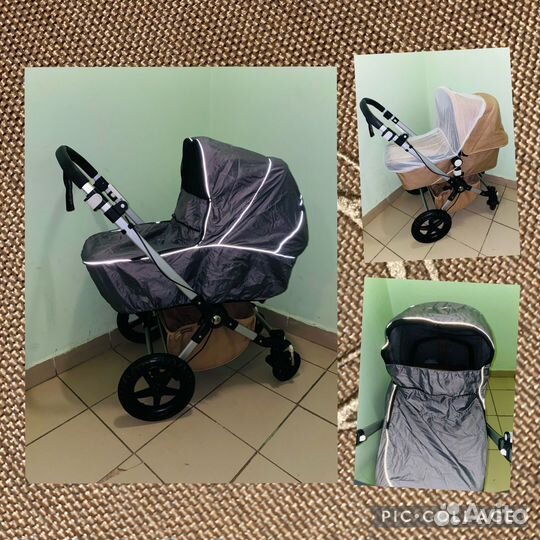 Bugaboo Chameleon3(3в1) +допы limited sahara
