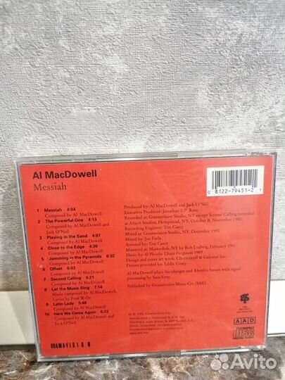 CD Al MacDowell – Messiah